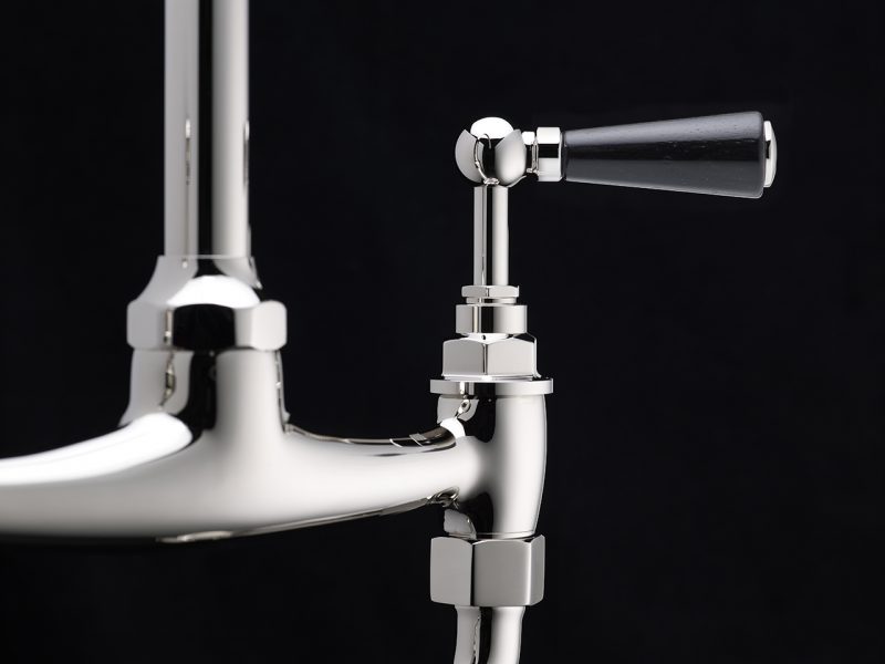 Czech and Speake kitchen taps photographed by Steve Wakeham