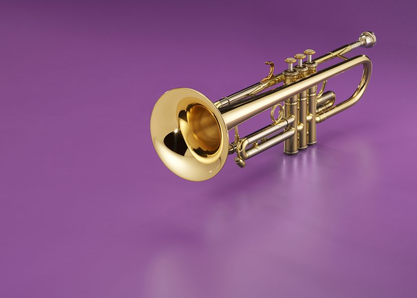 gold trumpet for financial services business RBS by Steve Wakeham