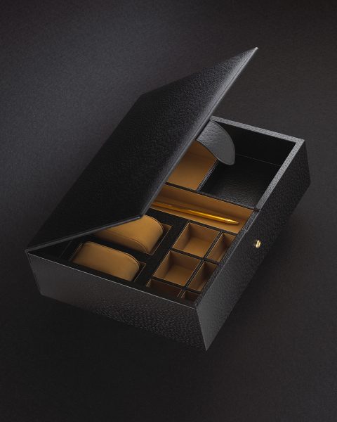 Smythson jewellery box photographed by Steve Wakeham